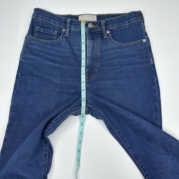 Everlane Women’s Blue The High-Rise Skinny Minimalist Ankle Jean W27-28.25/L26 - Picture 9 of 12